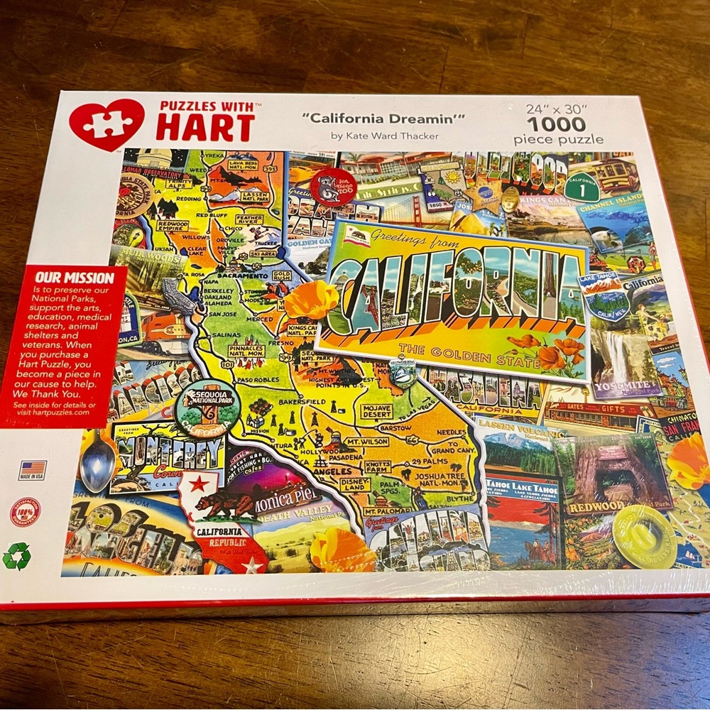 California Dreamin' 1000 Piece Puzzle